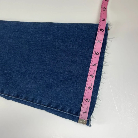 NEW Frame Le Crop Mini Boot Jeans Womens 28 Blue Raw Hem NWOT - Picture 14 of 14